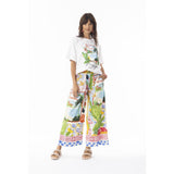 Pantalon imprimé tropical - Taille : XSMALL - Couleur : Multicolore