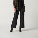 Pantalon jambe évasée faux cuir