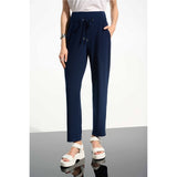 Pantalon jogger à enfiler avec cordon de serrage - Taille : XSMALL - Couleur : Indigo
