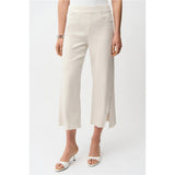 Pantalon jupe-culotte en denim avec strass - Taille : 4 - Couleur : Beige