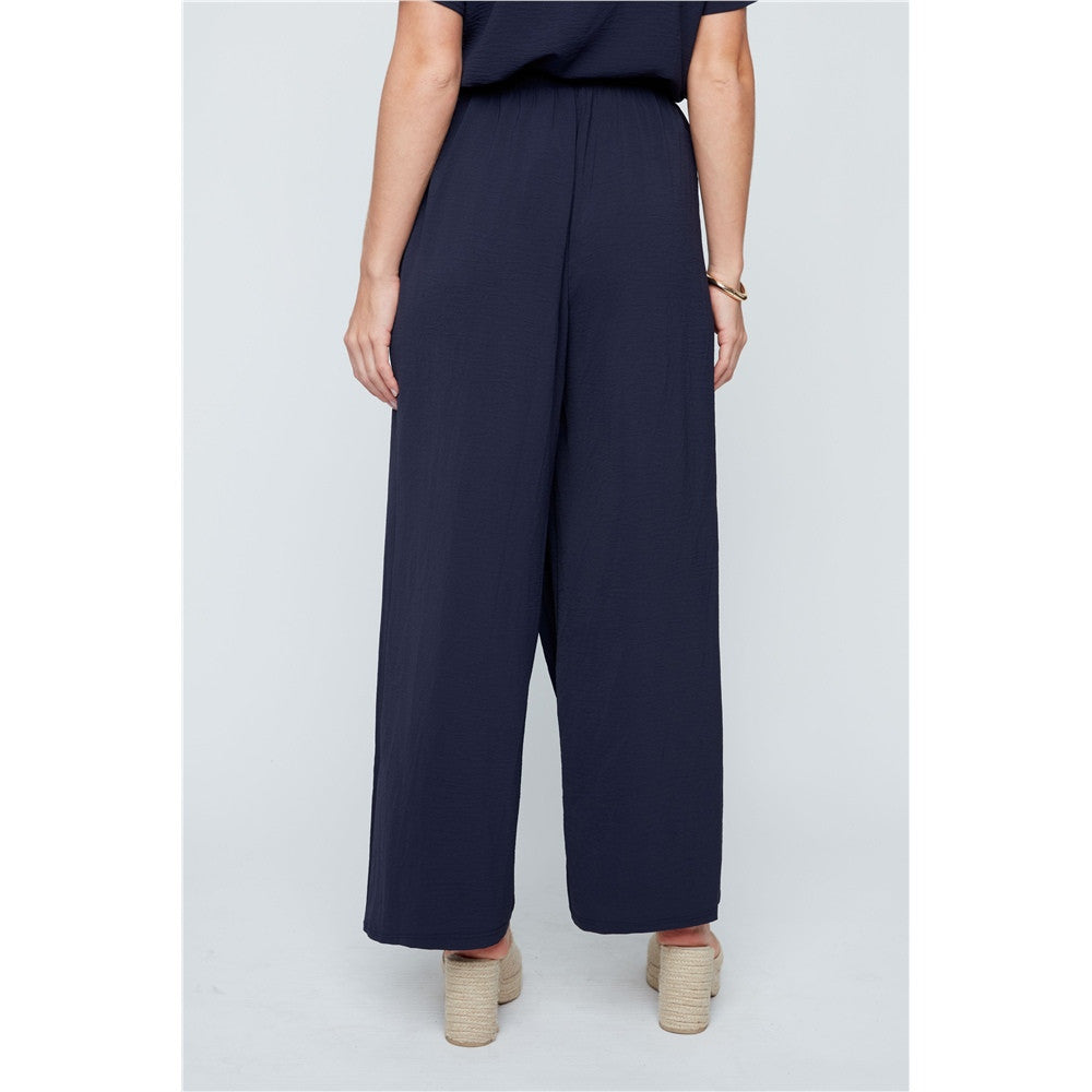 Pantalon large effet portefeuille