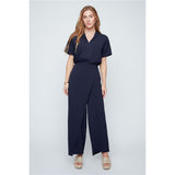 Pantalon large effet portefeuille
