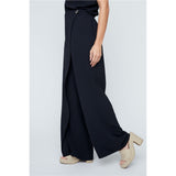 Pantalon large effet portefeuille