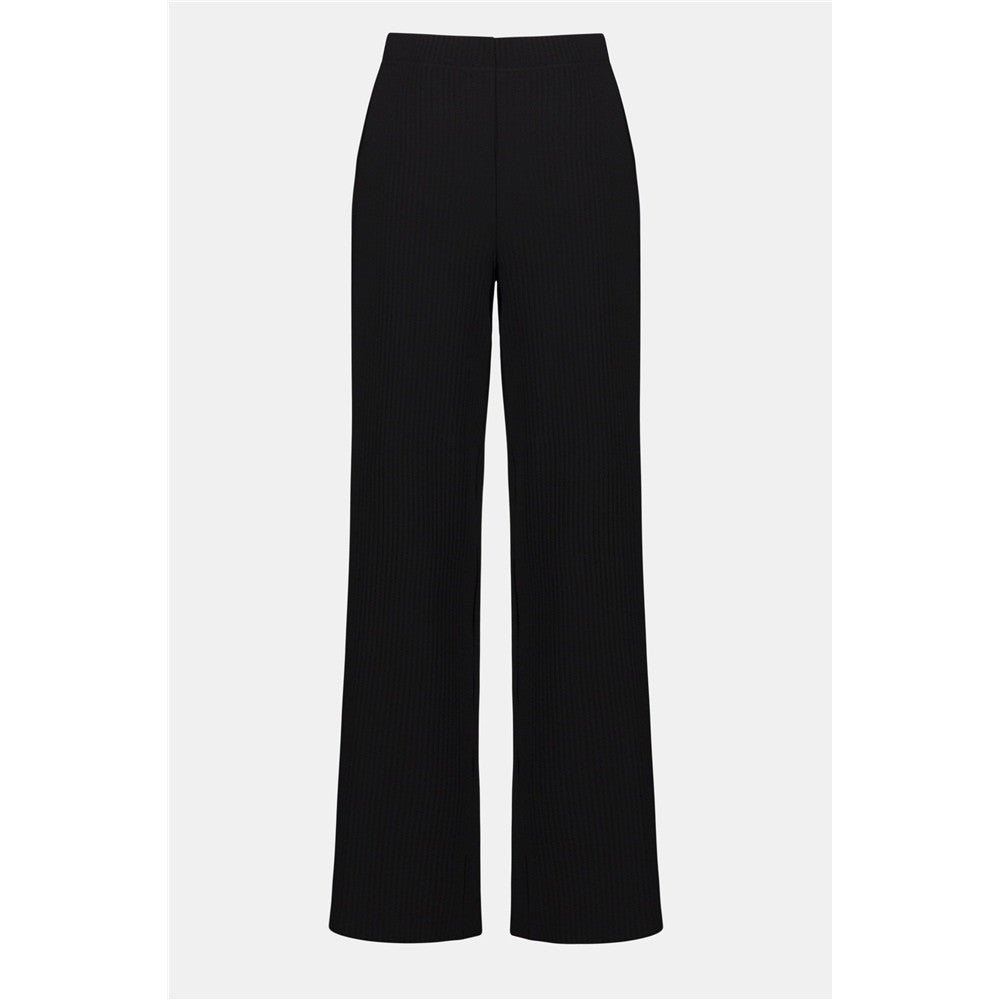 Pantalon large en crêpe de scuba plissé