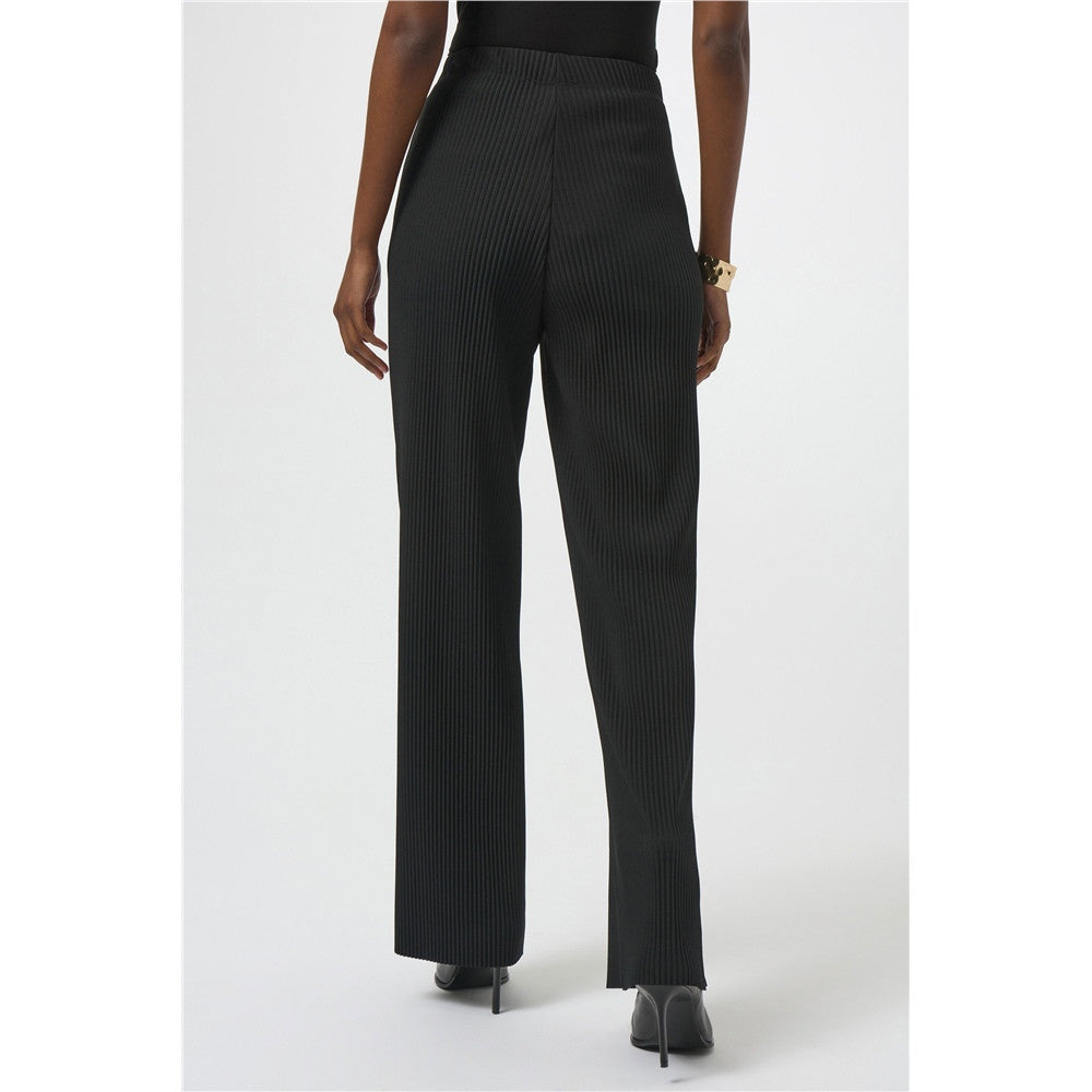 Pantalon large en crêpe de scuba plissé