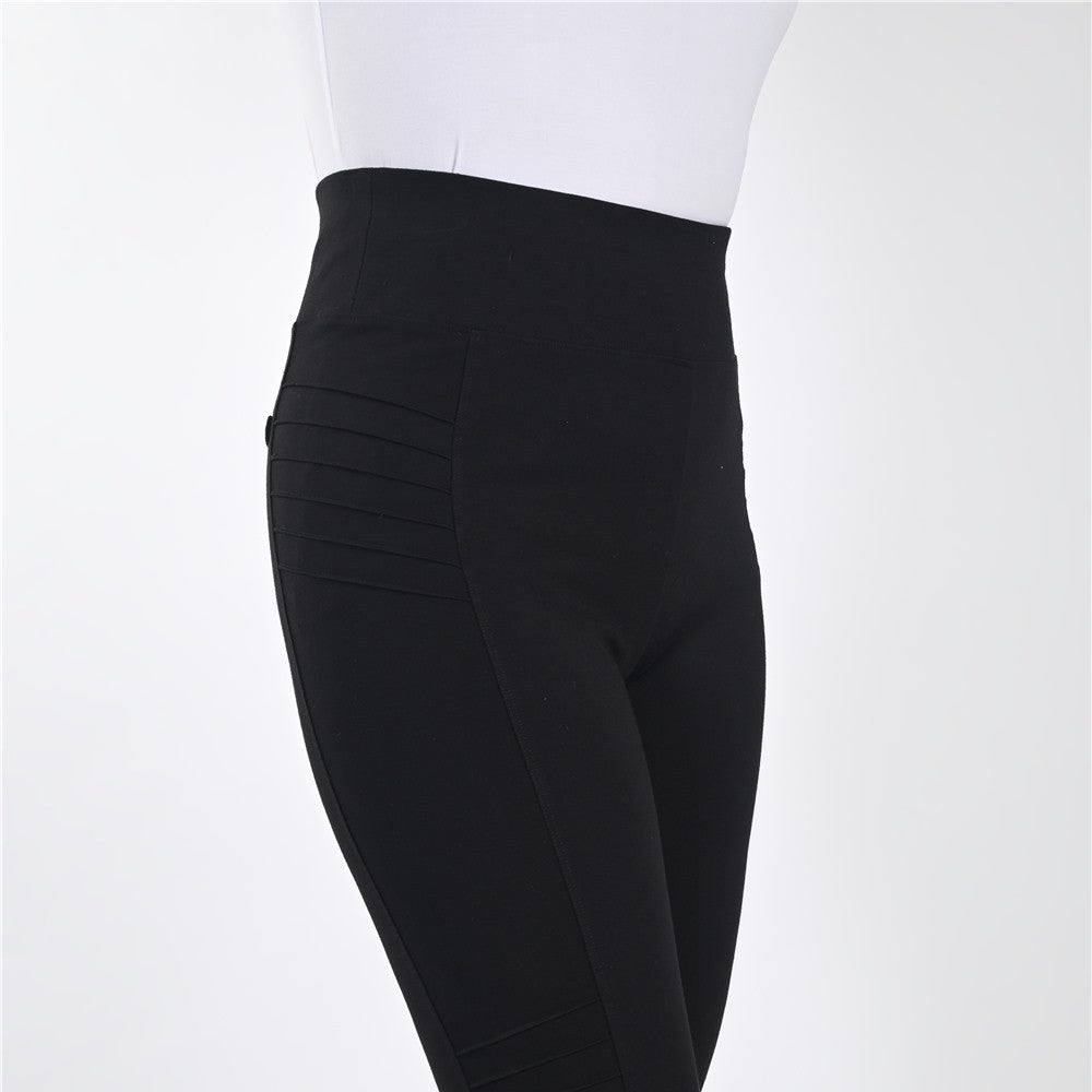 Pantalon legging ligné sur côtés