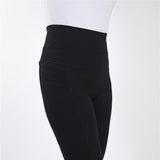 Pantalon legging ligné sur côtés