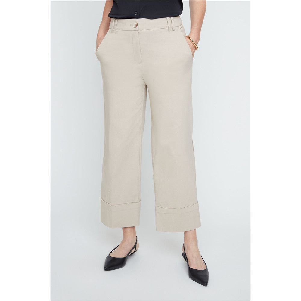 Pantalon longueur cheville - Taille : 2 - Couleur : Beige