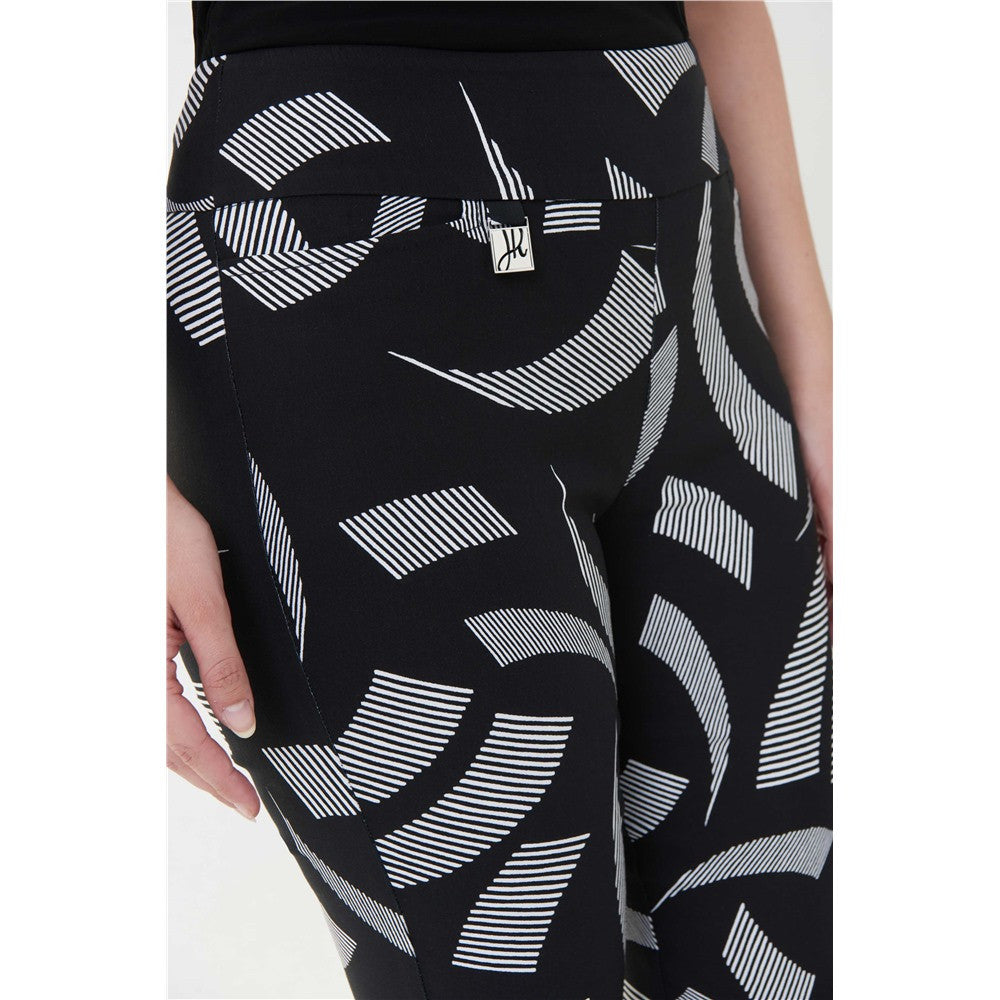 Pantalon pull on - Taille : 18 - Couleur : Noir/Blanc