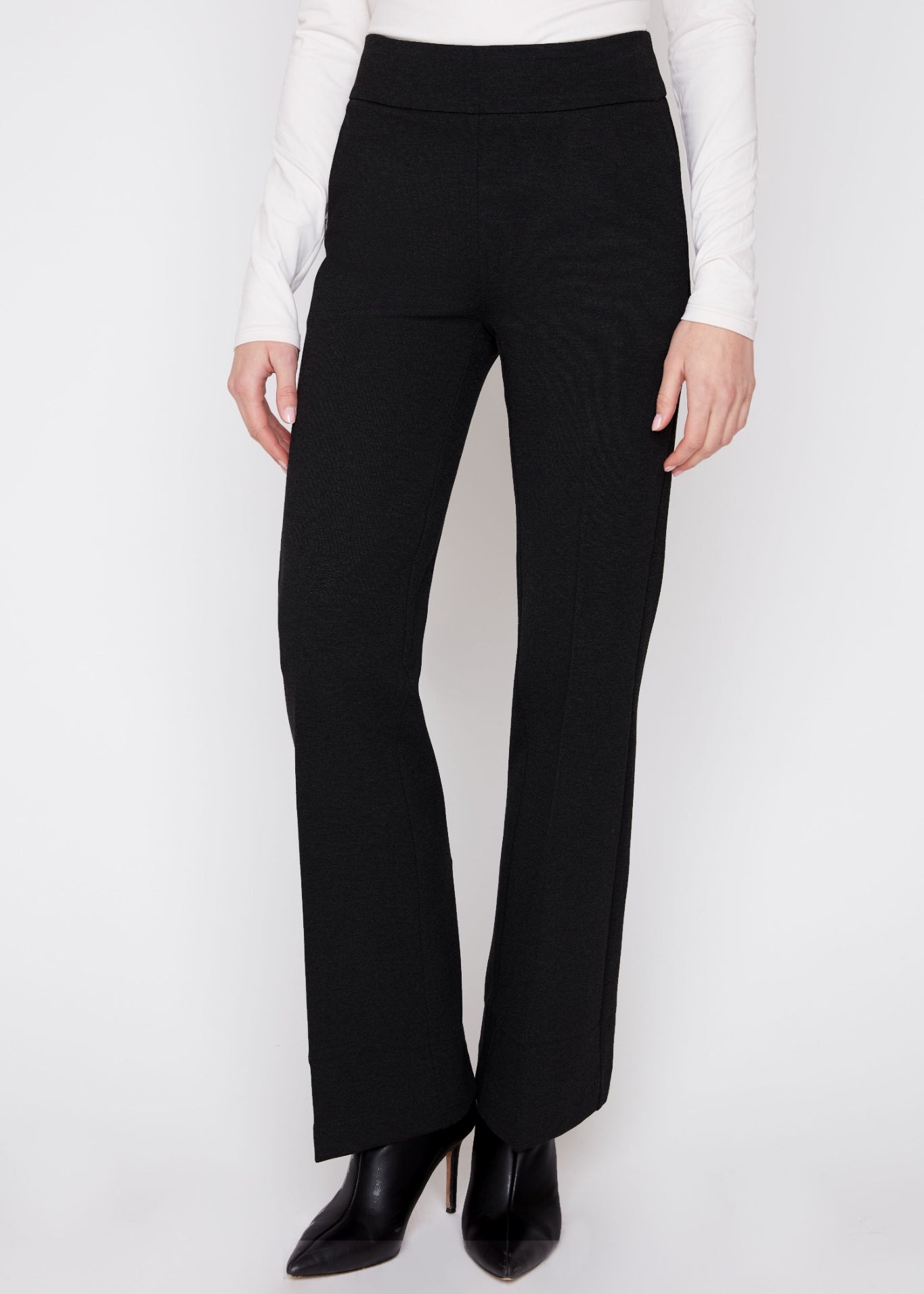 Lilia | Pantalon évasé en tricot