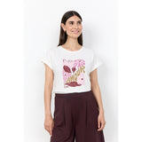 Paris | T-shirt imprimé - Taille : SMALL - Couleur : Blanc cassé