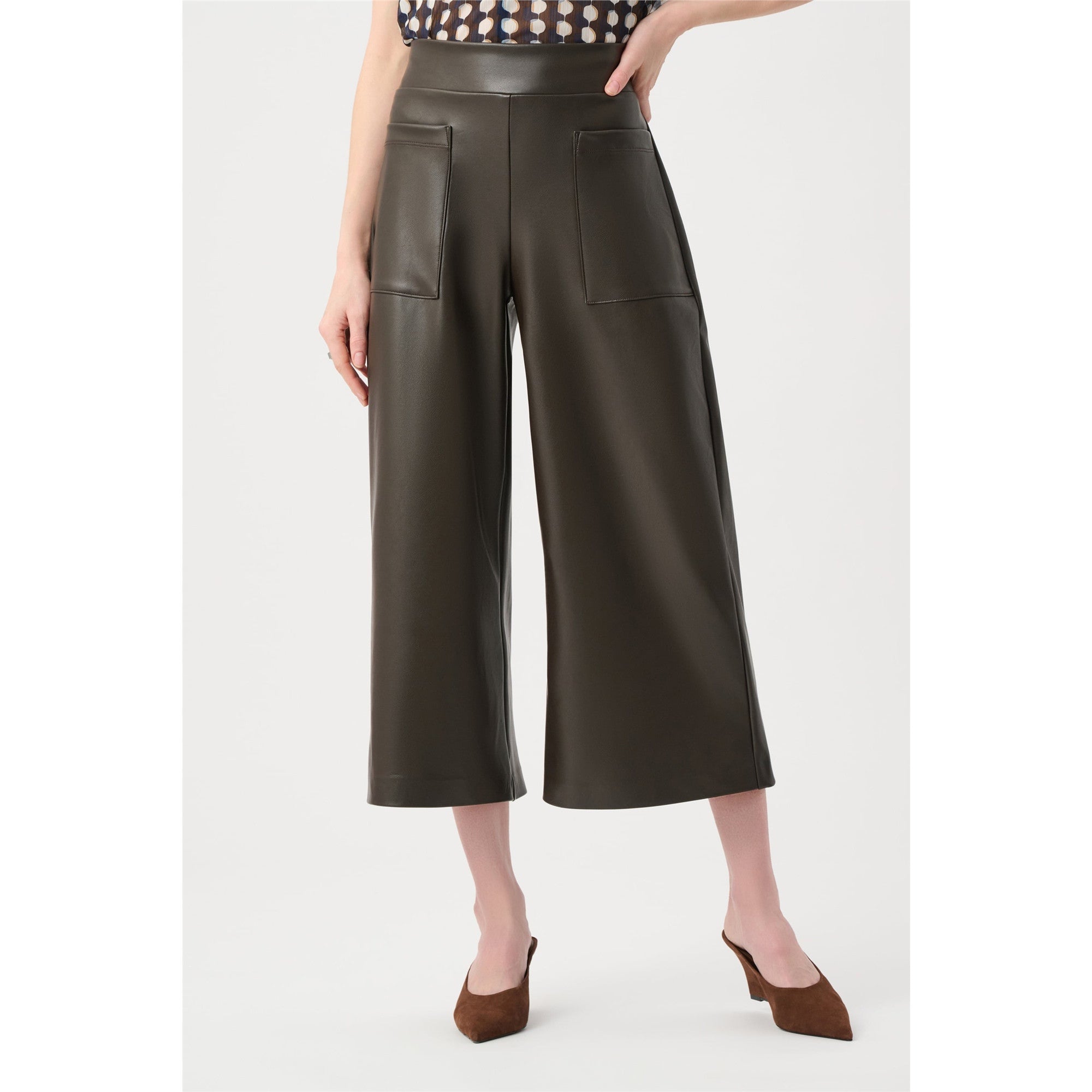 Pia| Pantalon en cuirette - Taille : 4 - Couleur : Mocha