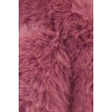 Poignets en fourrure écologique - Taille : ONE SIZE - Couleur : Vieux Rose