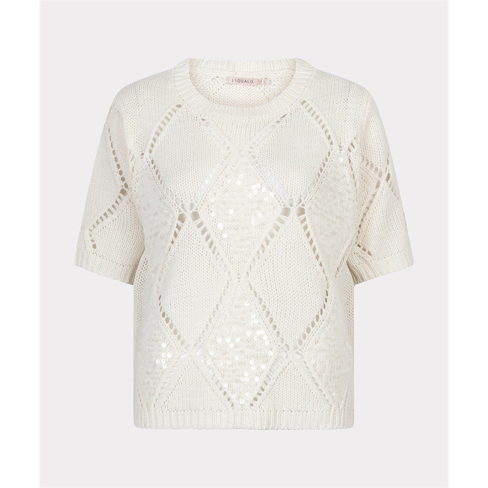 Pull avec motif géométrique
