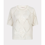 Pull avec motif géométrique