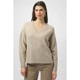 Pull en maille à paillettes - Taille : MEDIUM - Couleur : Champignon