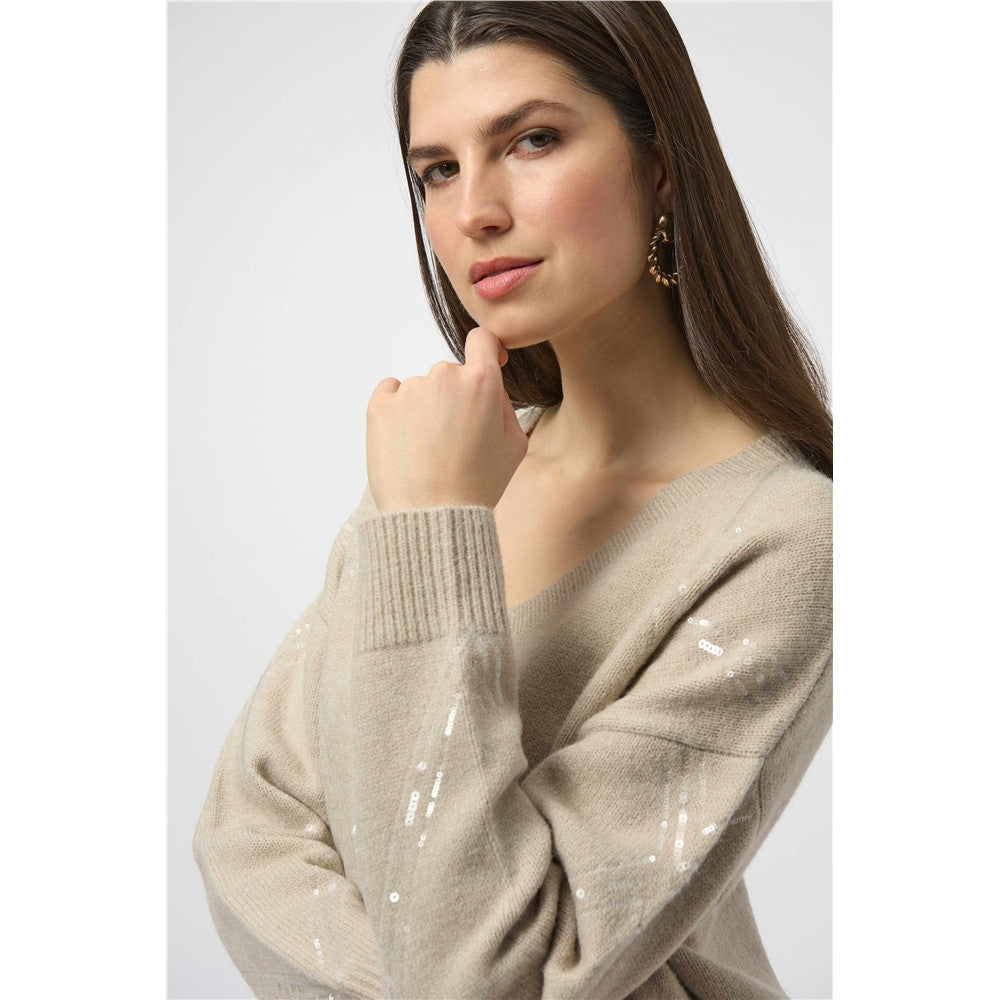 Pull en maille à paillettes