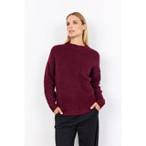 Pull en tricot douillet - Taille : XXLARGE - Couleur : Bourgogne