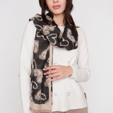 Foulard réversible à motifs