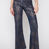 Elora | Pantalon léopard métallisé