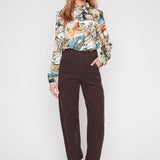 Tali | Pantalon baril en velours côtelé