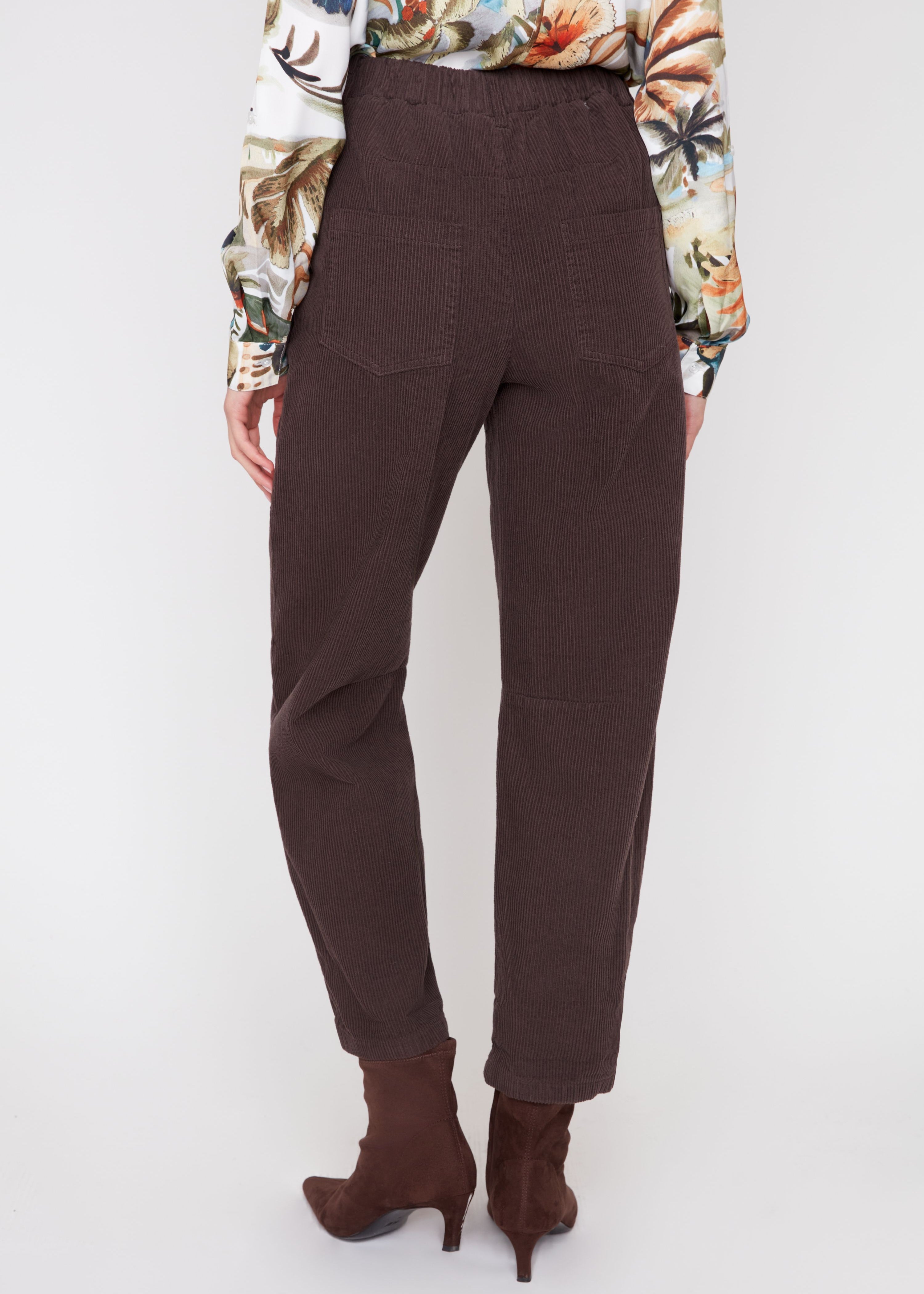 Tali | Pantalon baril en velours côtelé