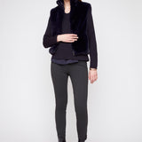 Saga | Veste sans manches en fourrure vegan