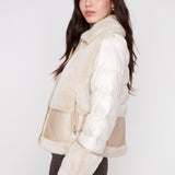 Alina | Manteau matelassé en fourrure