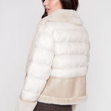 Alina | Manteau matelassé en fourrure
