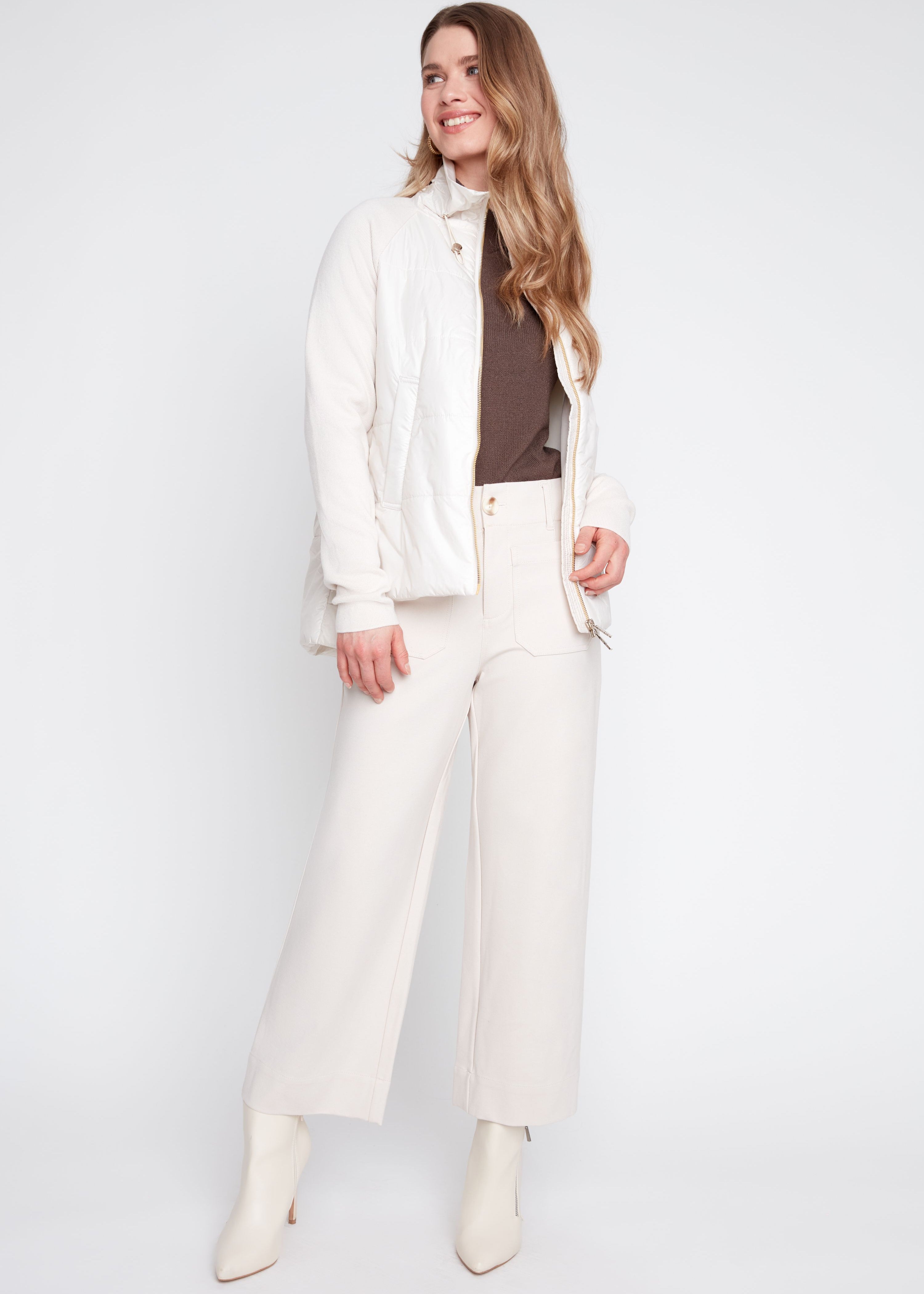Merritt | Manteau tricot et matelassé
