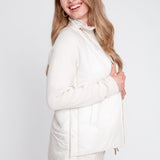 Merritt | Manteau tricot et matelassé