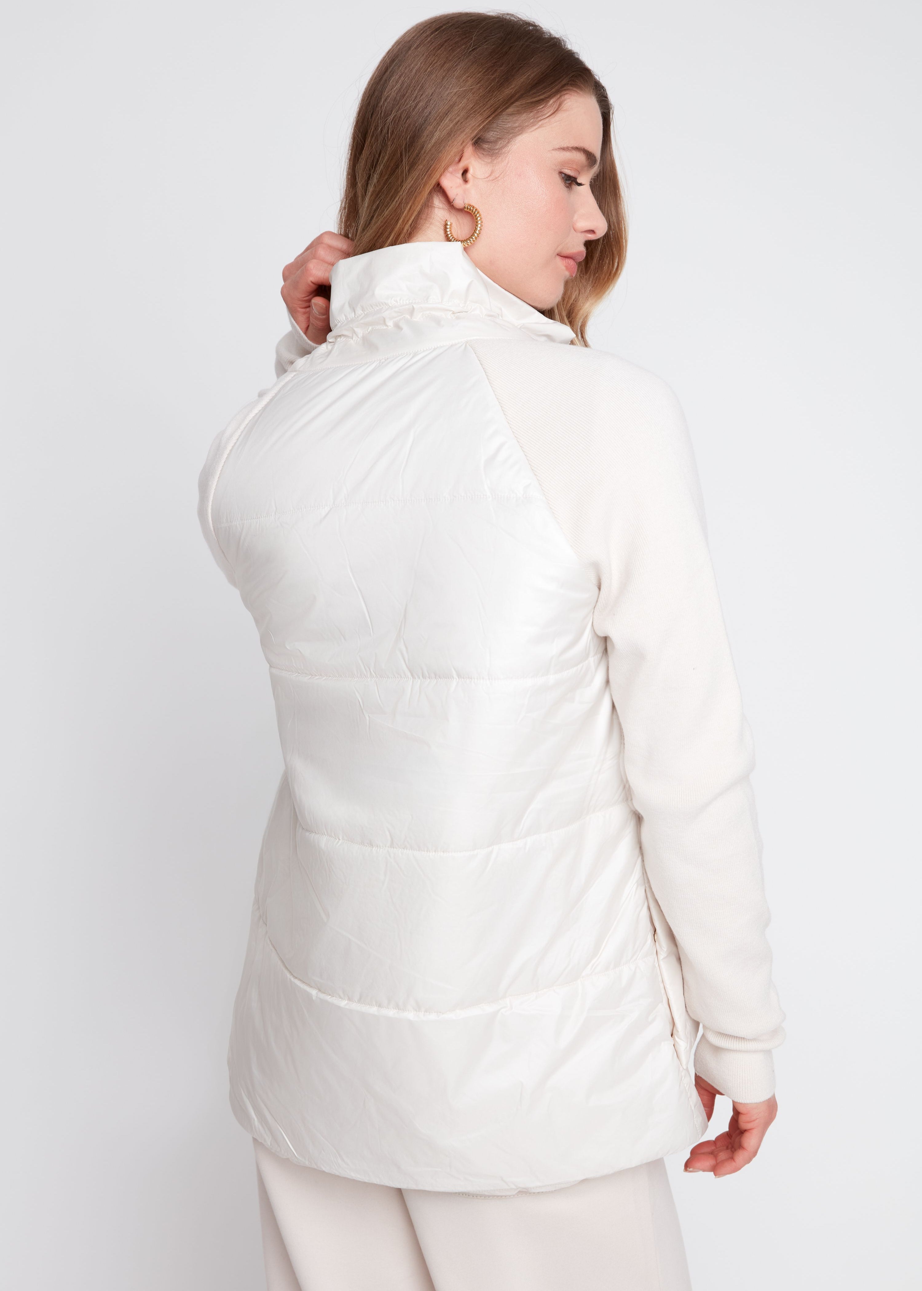 Merritt | Manteau tricot et matelassé
