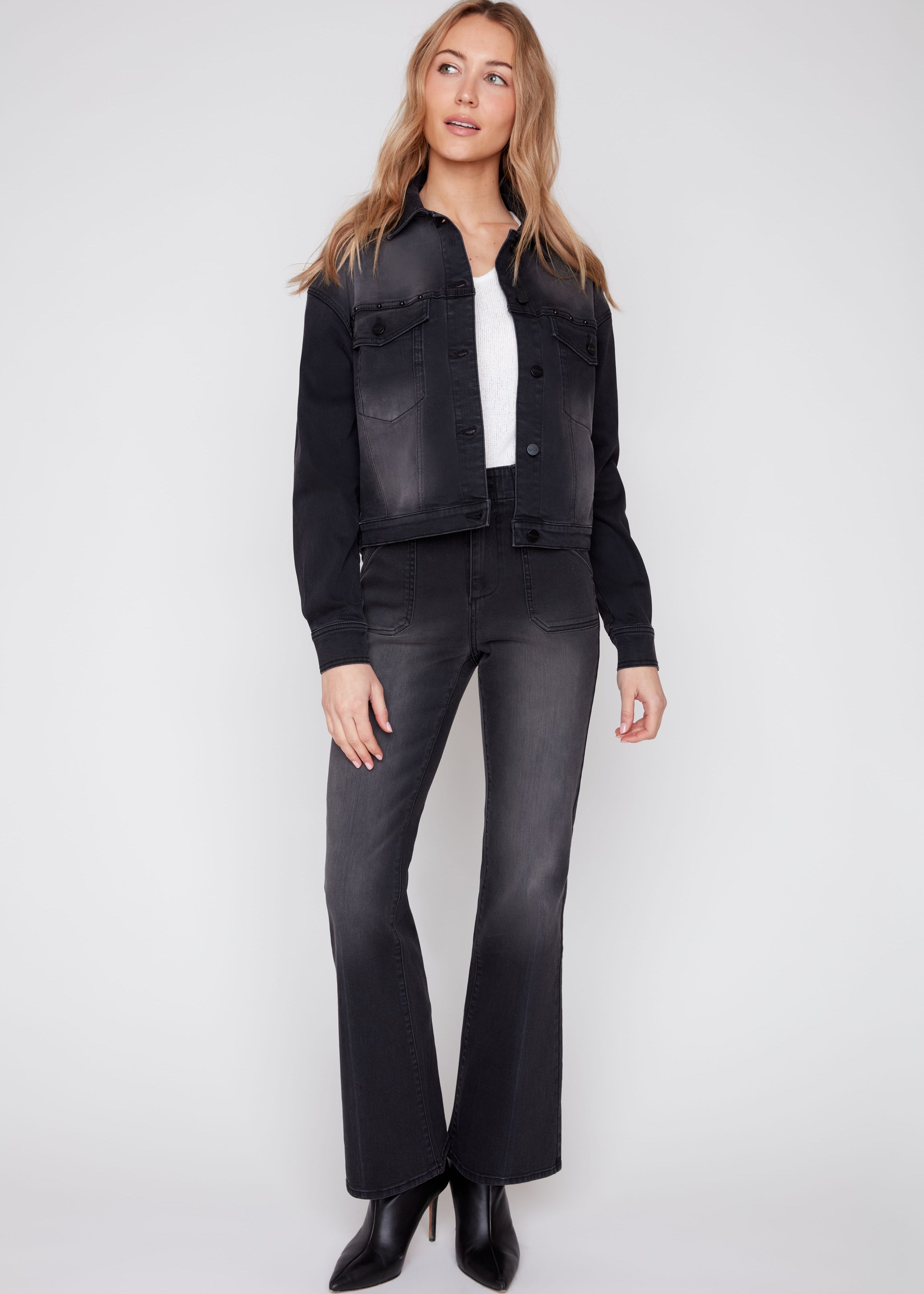 Mavis |  Veste en jean avec boutons