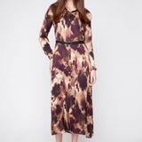 Delphine | Robe imprimée avec ceinture