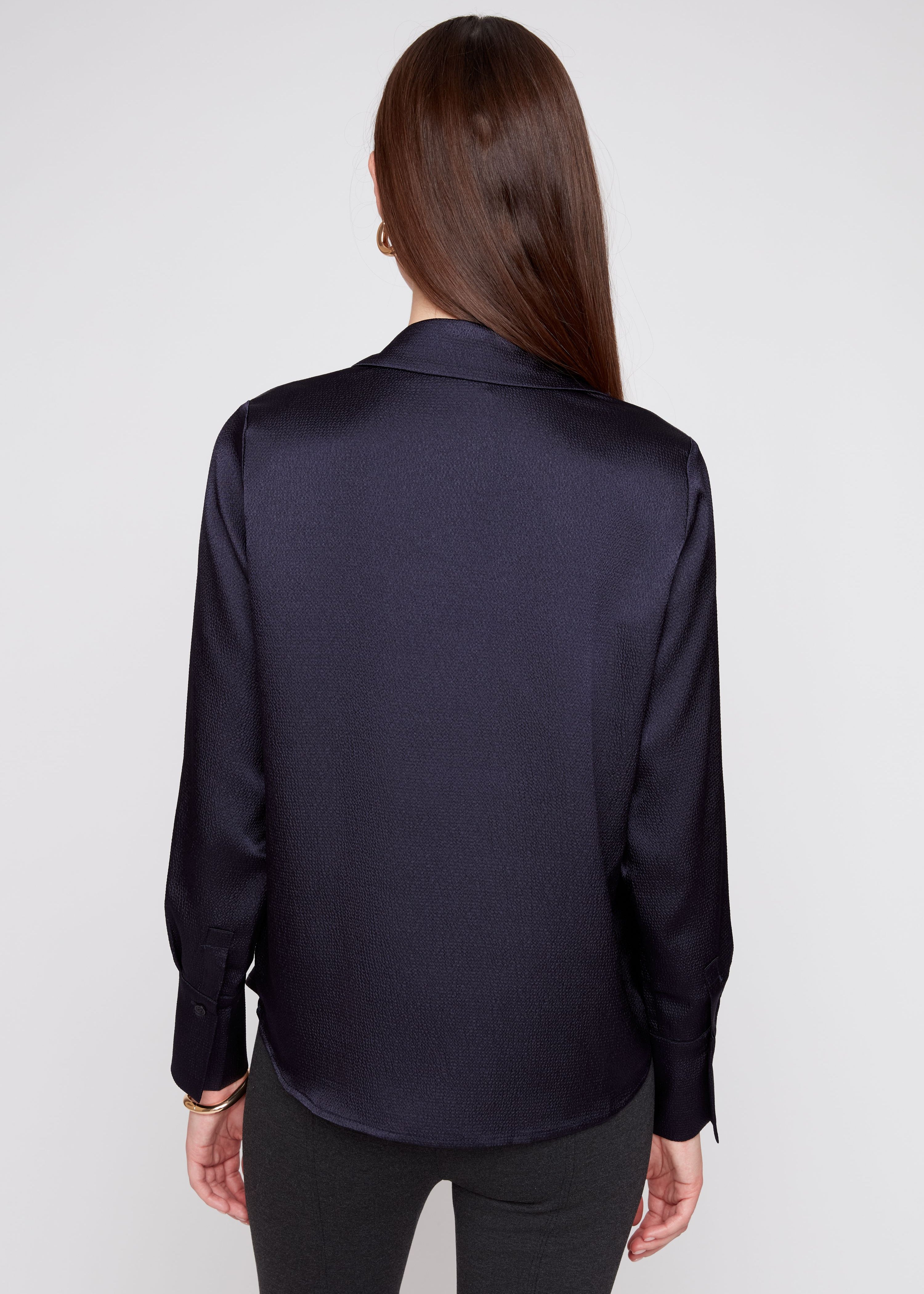 Brynn | Chemisier texturé en satin