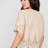 Juliette | Haut en cuir vegan