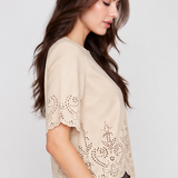 Juliette | Haut en cuir vegan