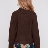 Cardigan en tricot avec boutons dorés