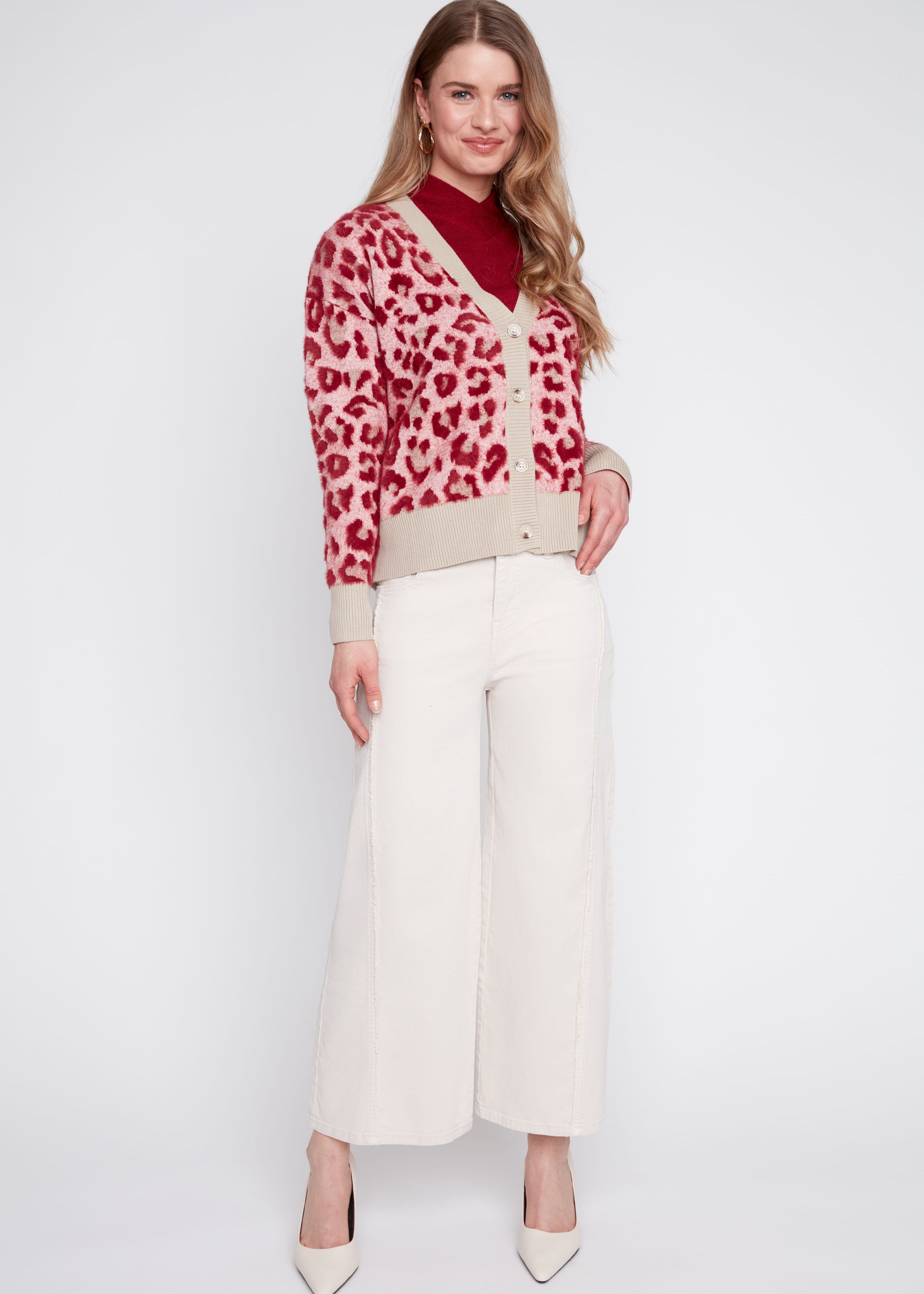 Zella | Cardigan imprimé animal