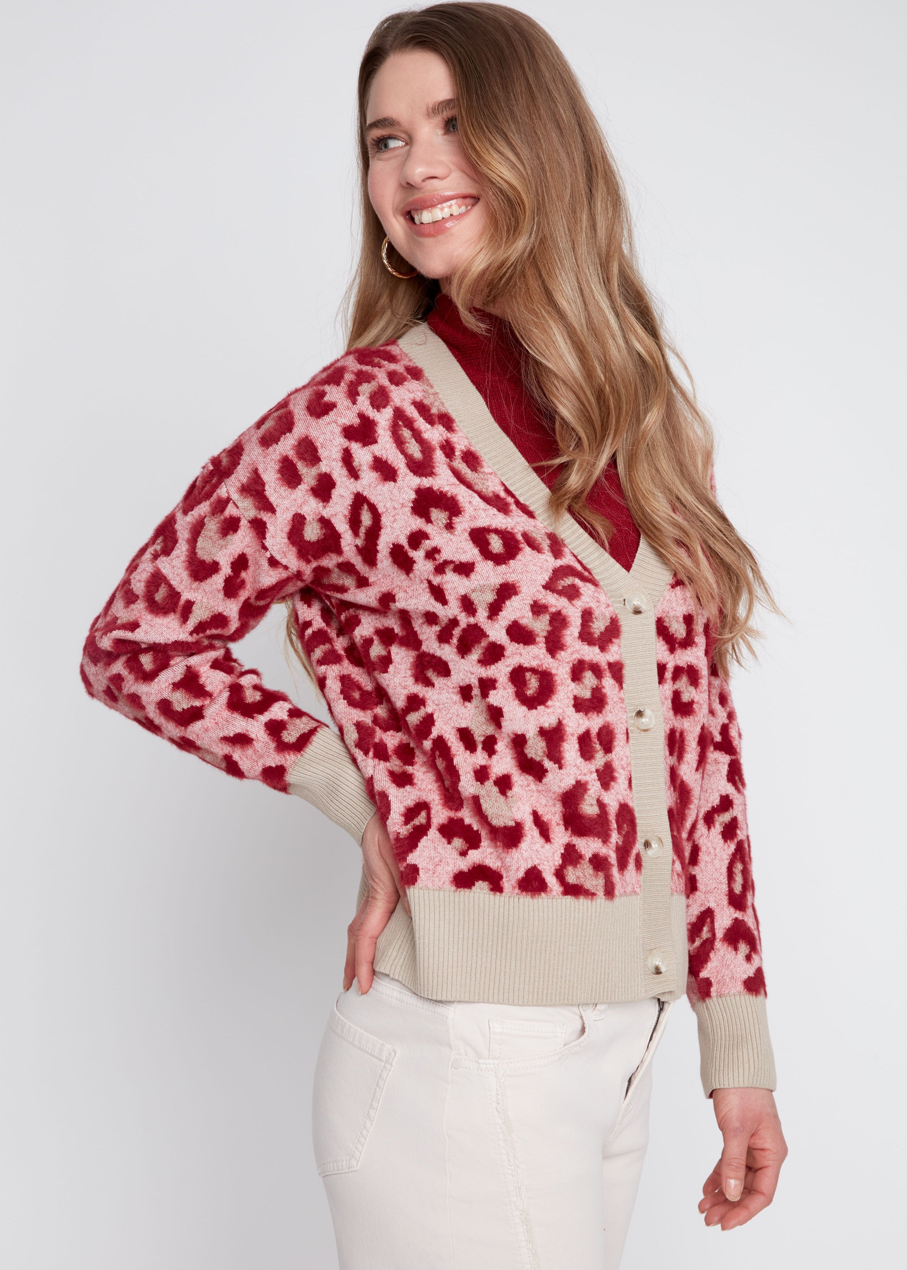 Zella | Cardigan imprimé animal