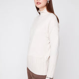 Vérona | Pull en tricot col montant