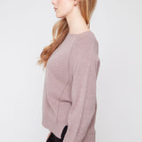 Hadley | Pull en tricot avec fentes latérales