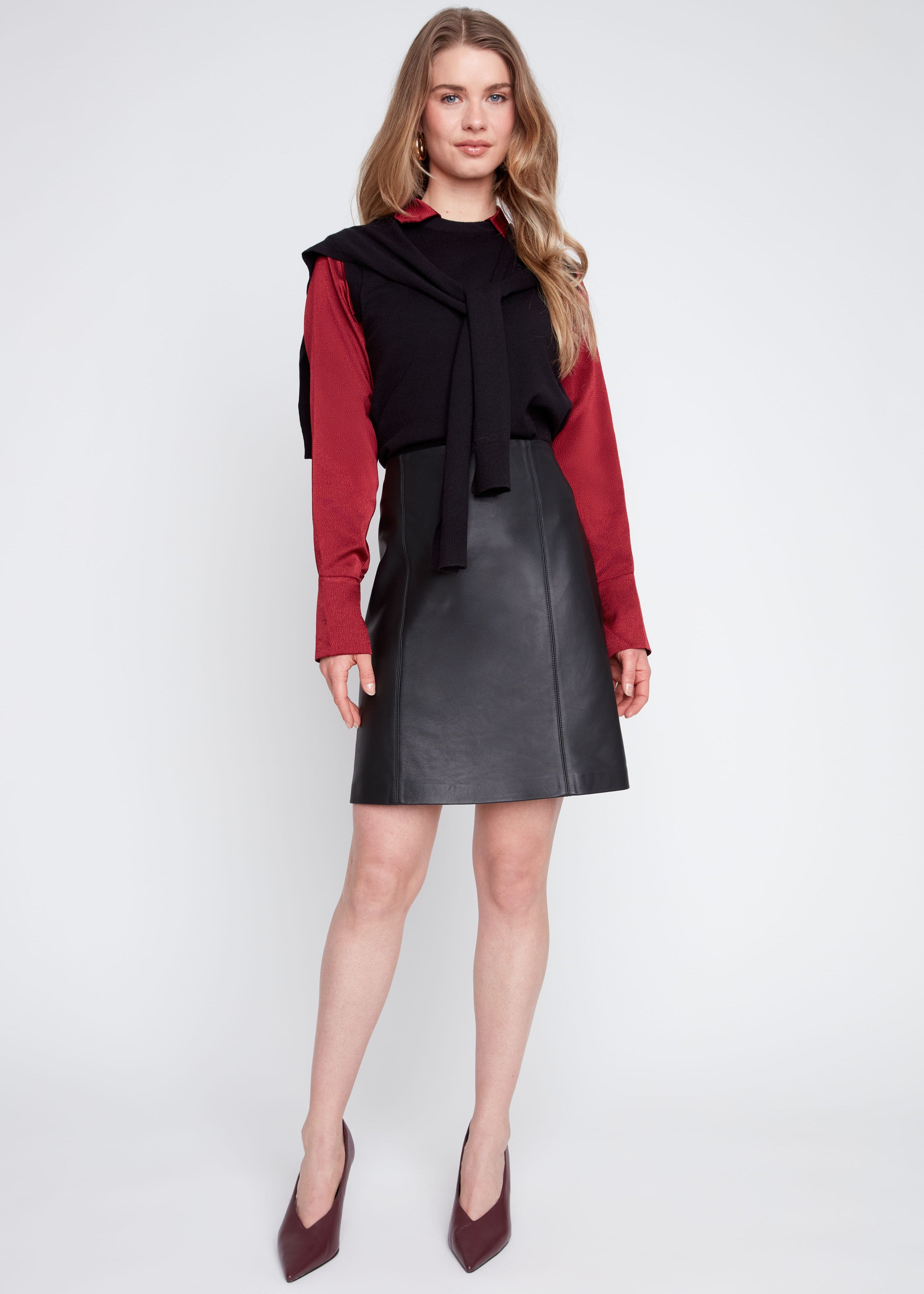 Kendall | Débardeur en tricot avec cravate