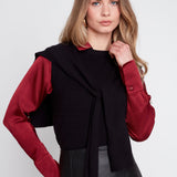 Kendall | Débardeur en tricot avec cravate