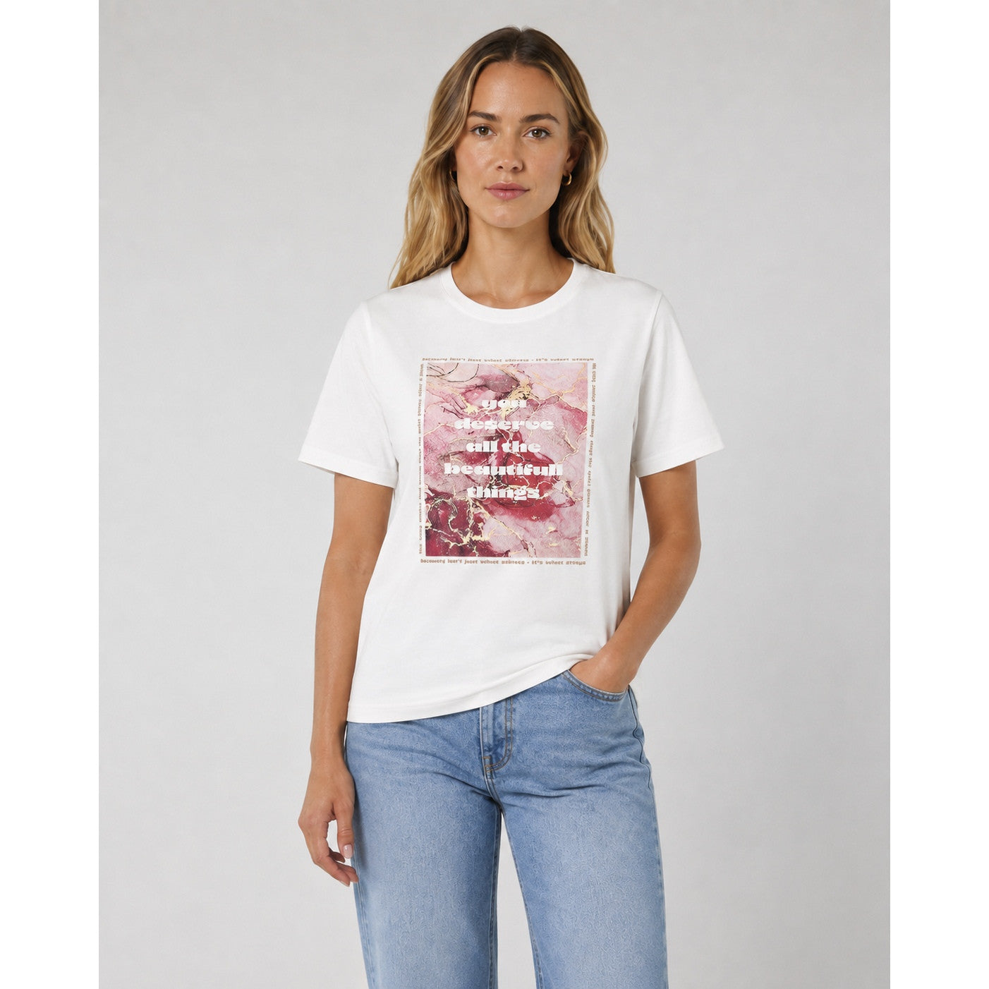 Rina | T-shirt graphique - Taille : SMALL - Couleur : Rouge Oxford