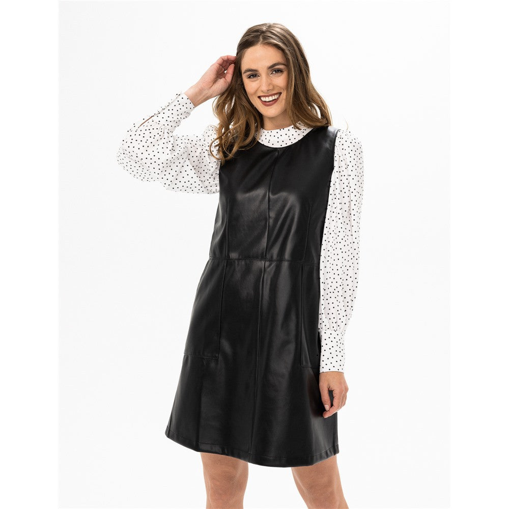 Robe Jumper cuir vegan