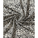 Robe à manches courtes avec bordure imprimée