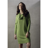 Robe avec col tombant - Taille : XSMALL - Couleur : Noir