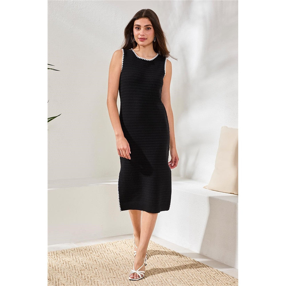 Robe chandail sans manches - Taille : MEDIUM - Couleur : Noir
