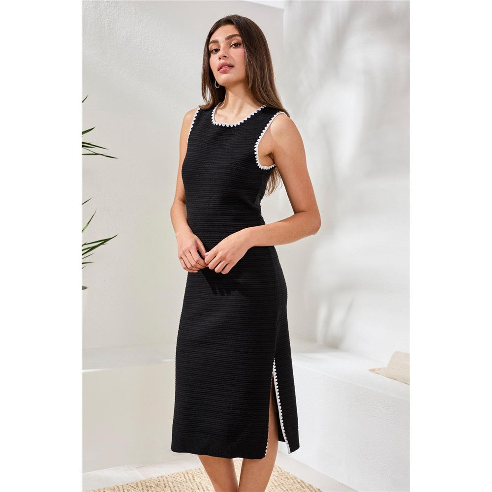Robe chandail sans manches